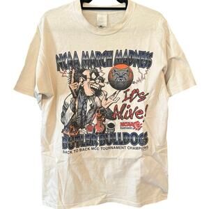 Vintage 90s NCAA March Madness Mad Scientist Butler Bulldogs Shirt Adult Large